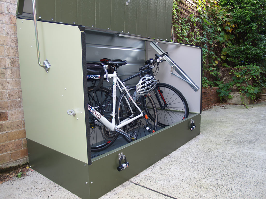 outdoor bicycle storage box